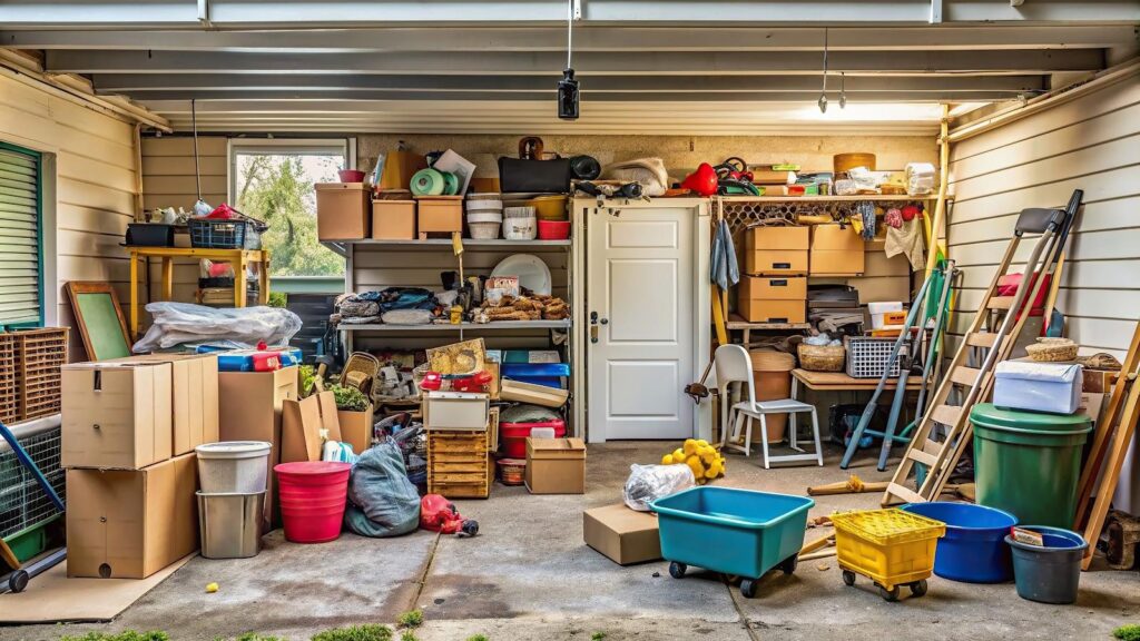 unaufgeraeumte garage entruempeln kosten tipps